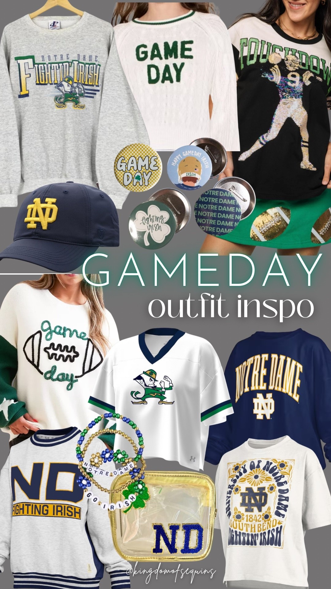 Notre Dame gameday outfit Inspo! 

#LTKSaleAlert #LTKSeasonal #LTKFindsUnder50
