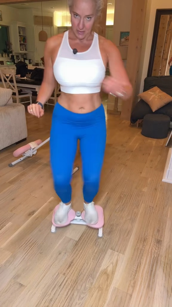 This is a fun one, fun workout that helps train your waist to look snatched  

#LTKmorningroutine #LTKOver40 #LTKfitnessgoals