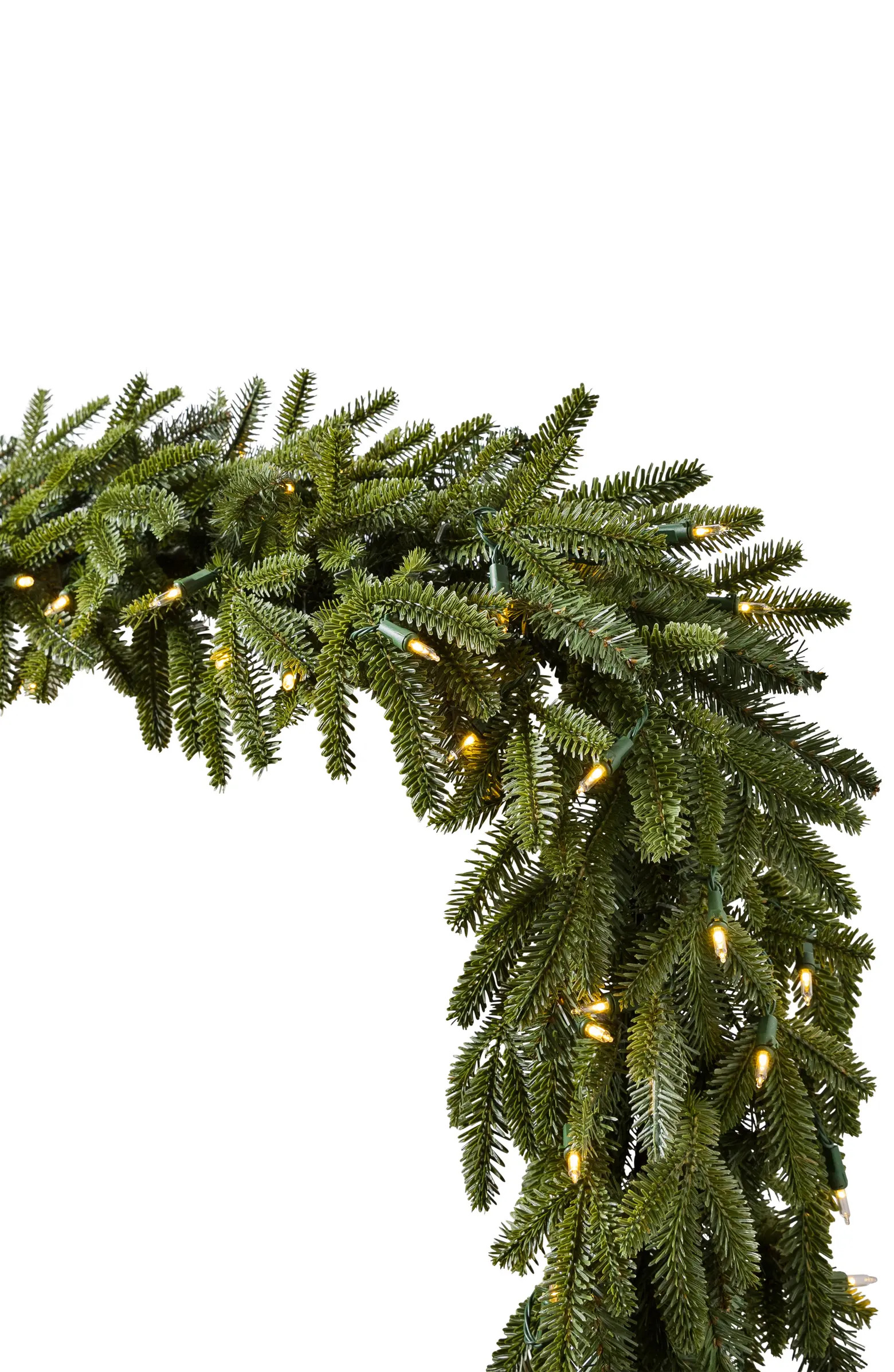 Fraser Fir Pre-Lit Artificial Garland | Nordstrom