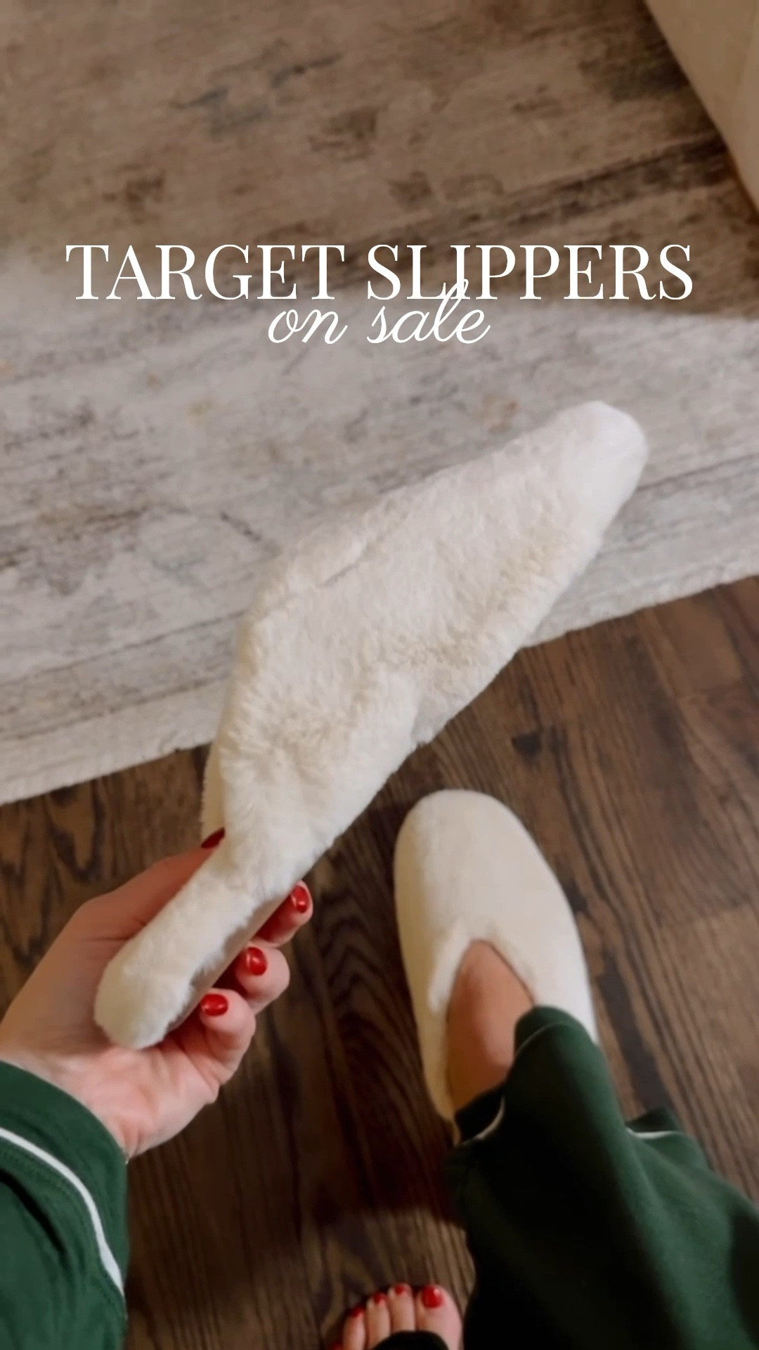 These Target slippers are on sale for $18.75 right now!! 

Sale alert, watchnow, finds under 25, loungewear, new arrivals, Target, Amanda west

#LTKootd #LTKSeasonal #LTKSaleAlert