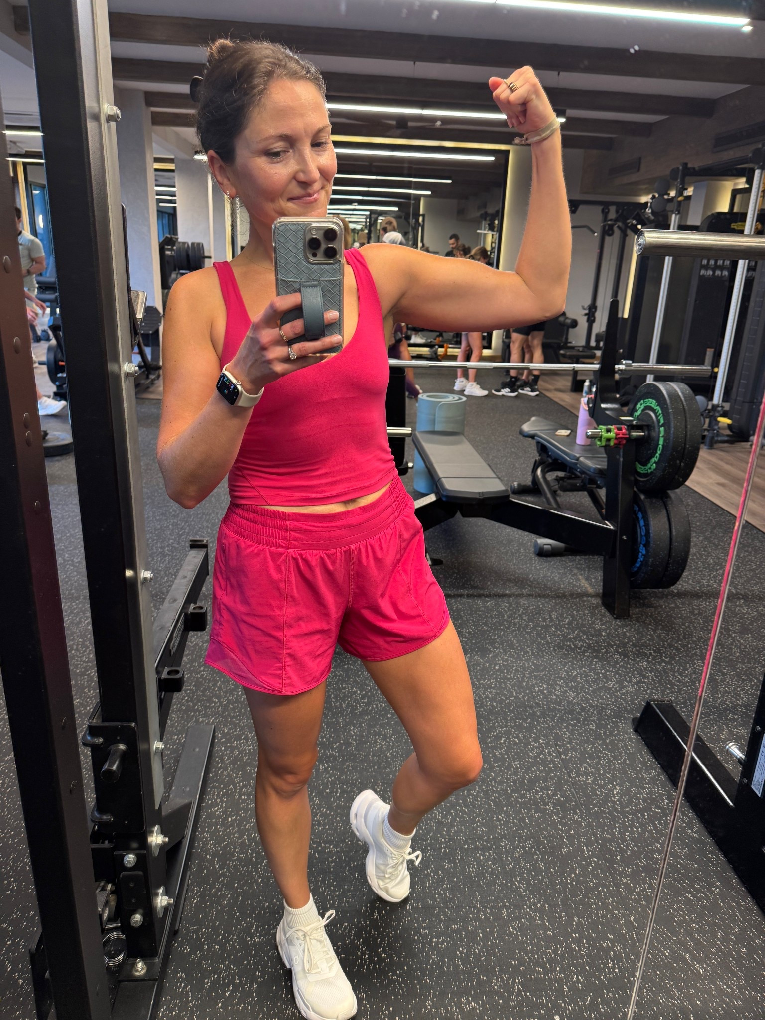 Leg day workout. Love this pink set from Lululemon. 

#LTKSeasonal #LTKActive #LTKStyleTip