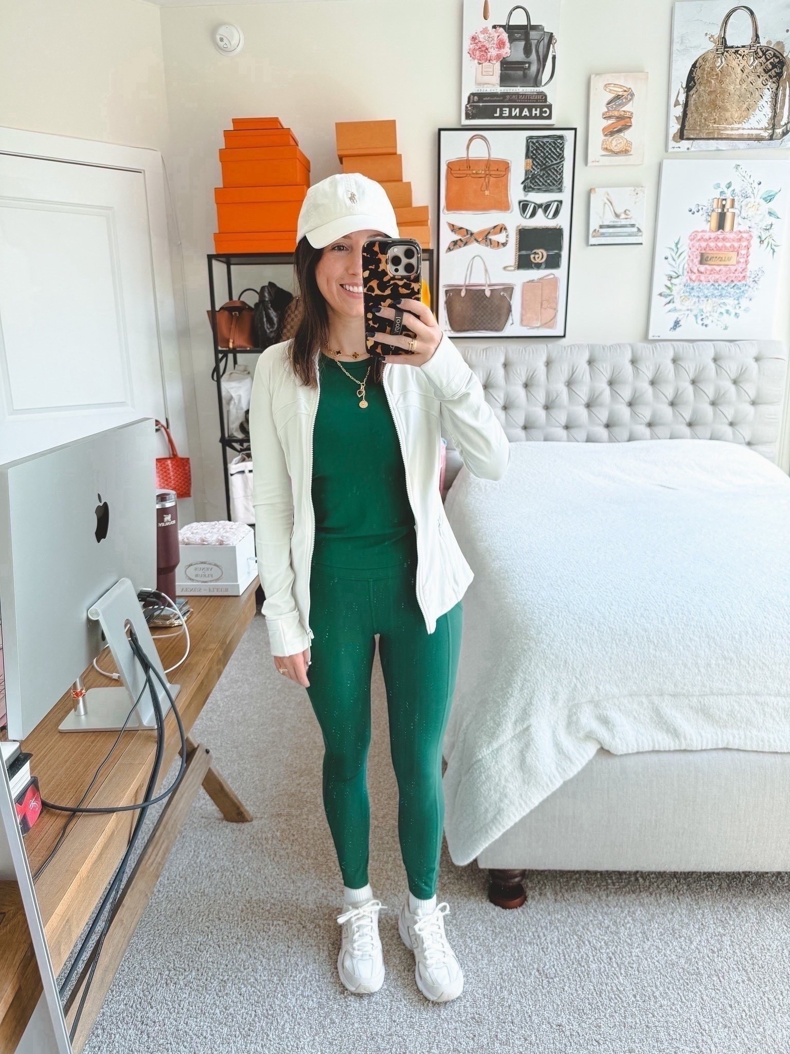 Lululemon align tank and leggings in Everglade green. Define jacket is in the shade Bone.




#LTKSeasonal #LTKootd #LTKFindsUnder100