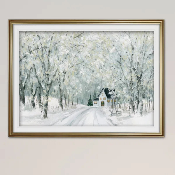 Christmas Lane - Picture Frame Print | Wayfair North America