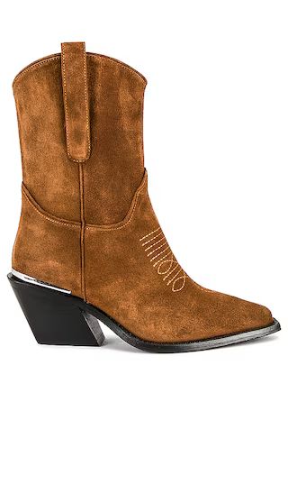 ANINE BING Mid Tania Boots in Cognac. - size 37 (also in 39) | Revolve Clothing (Global)