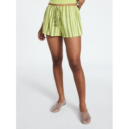 No Boundaries Cotton Pull On Shorts 2 Inseam Women s XXS-XXL | Walmart (US)