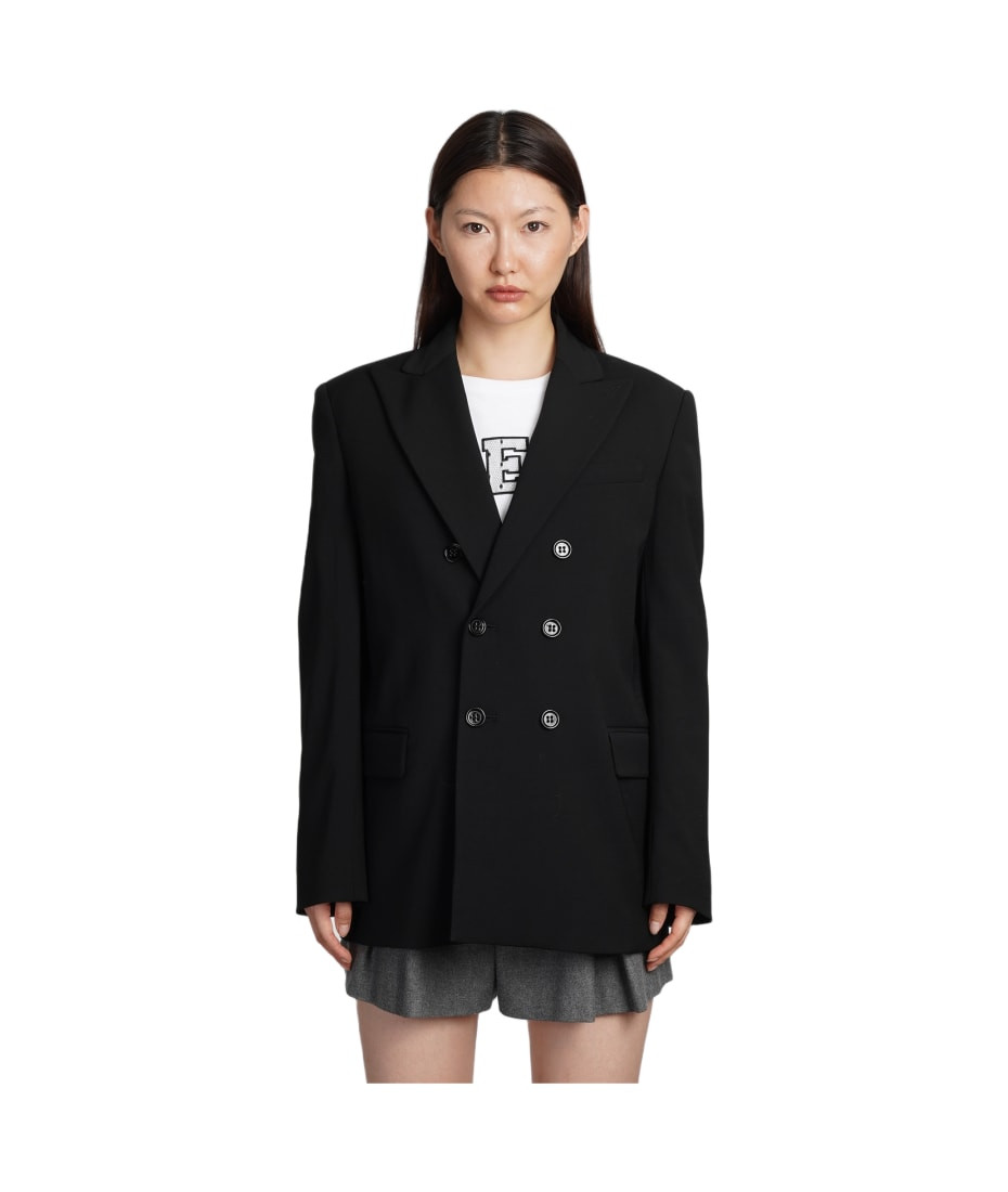 Blazer In Black Wool | Italist.com US