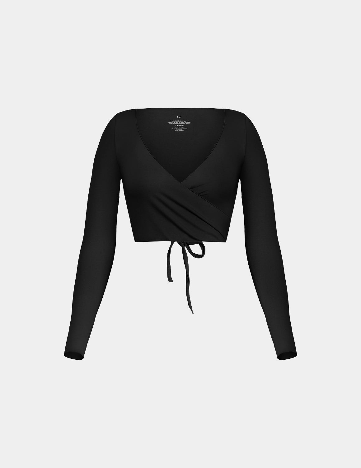 Studio Wrap Top - Black / XXXL | Knix US