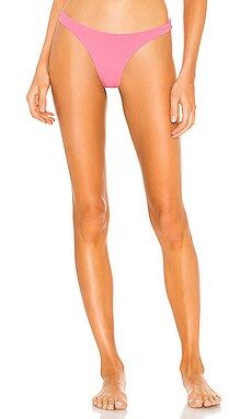 superdown Cindy Ribbed Bikini Bottom in Pink from Revolve.com | Revolve Clothing (Global)
