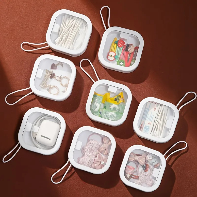 1-piece Portable Travel Transparent Dust-proof Finishing Box, Plastic Storage Box, Desktop Cosmet... | Temu Affiliate Program