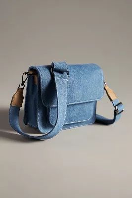 HVISK Denim Cayman Pocket Crossbody Bag | Anthropologie (US)