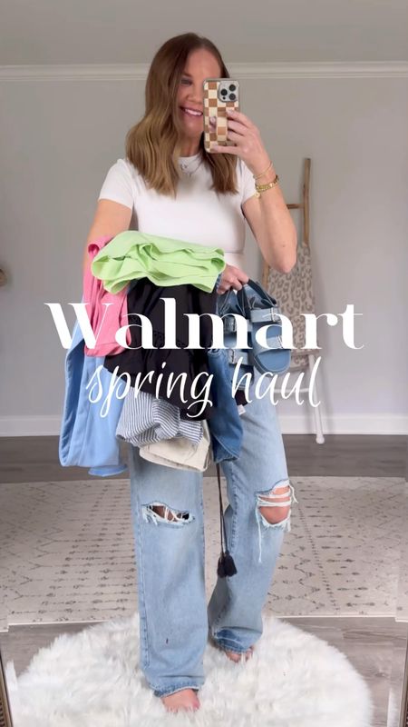 🍰Ok girls, this Walmart haul takes the cake!! Run and snag these new arrivals before they sell out🏃🏻‍♀️ Everything is under $25 (most under $20!) @walmartfashion #walmartpartner #walmartfashion



Walmart spring fashion, Walmart try on, spring outfit ideas, affordable fashion, style on a budget, spring fashion trends 2024, how to style, what to wear, outfit reel, styling reel, wide leg pants, athleisure style, vacation outfit, dad sandals, 90s style

#LTKstyletip #LTKVideo #LTKSeasonal