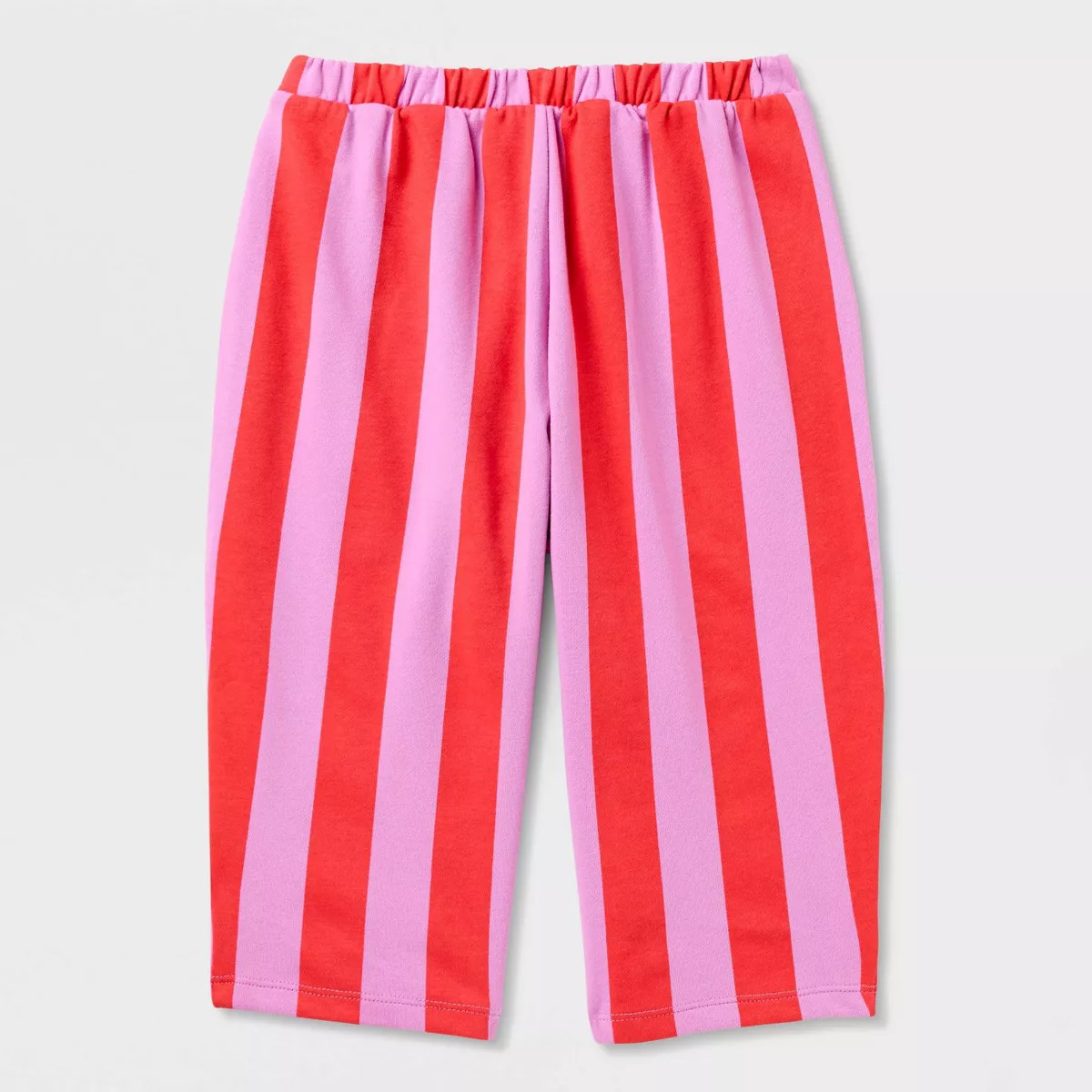 Toddler Girls' Regular Fit Barrel Leg Ankle Striped Pull-On Pants - Cat & Jack\u2122 Purple 4T | Target