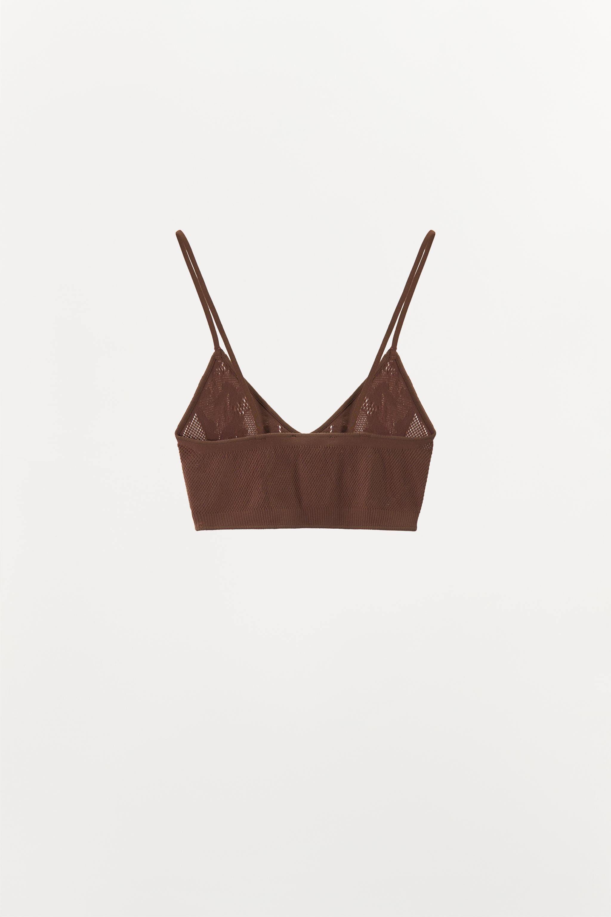 SEAMLESS LACE BRALETTE | Zara UK