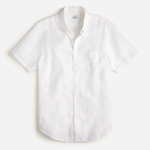 Short-sleeve Baird McNutt Irish linen shirt | J.Crew US