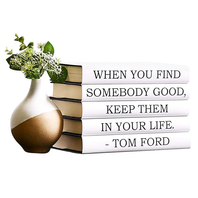 Tom Ford Quote Books, Designer Quote, Quote Books, Decorative Books, Black Books, Anniversary Gif... | Amazon (US)