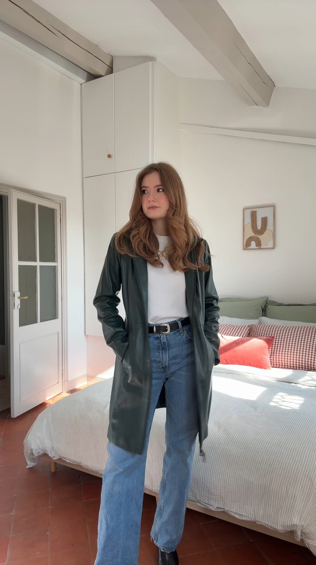 ootd in the south of france 
leather jacket is from Dillards and is the brand Katherine Kelly. 

#LTKShoeCrush #LTKTravel #LTKStyleTip