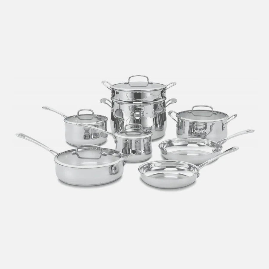 Cuisinart 13 Piece Contour Stainless Steel Cookware Set | Wayfair North America