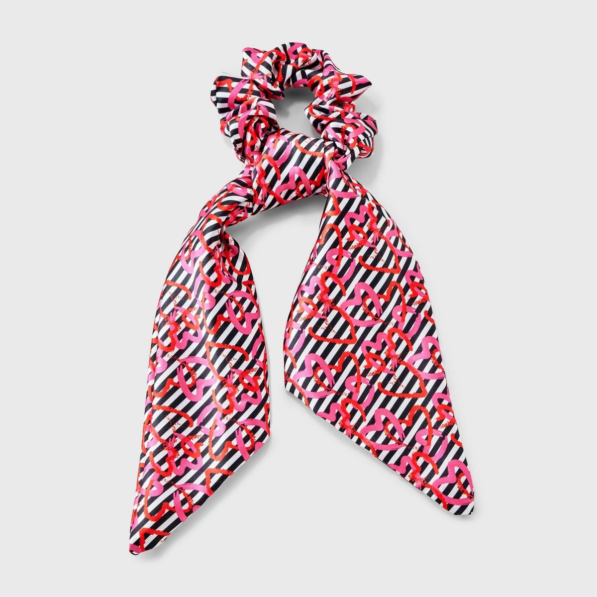 Valentine's Day Print with Tail Hair Twister - Pink/Red Striped | Target