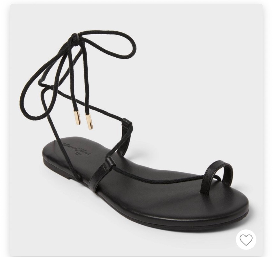 Bought these Target sandals in black & tan! Super cute. I go between a 7.5 & 8 and the 7.5 fit me.

#LTKStyleTip #LTKSummerEdit #LTKShoeCrush
