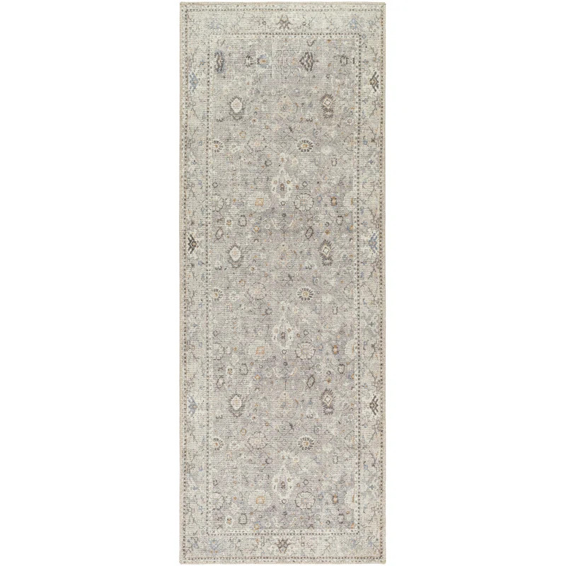 Becki Owens x Surya Davina Oriental Feather Gray/Taupe Area Rug | Wayfair North America