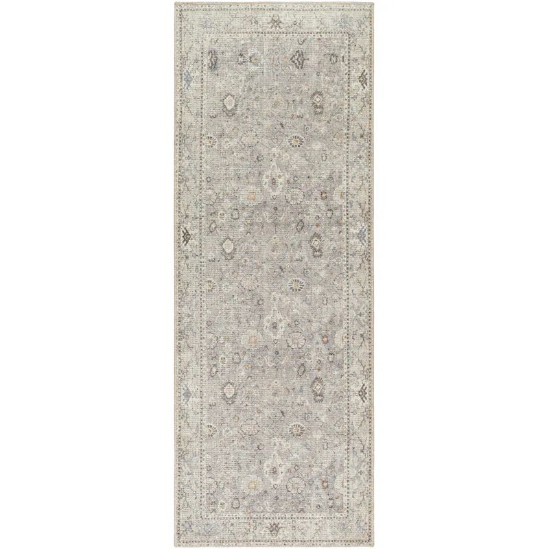 Becki Owens x Surya Davina Oriental Feather Gray/Taupe Area Rug | Wayfair North America