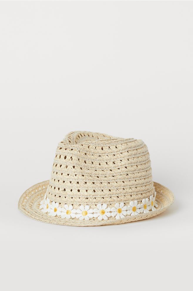 Glittery Straw Hat | H&M (US)