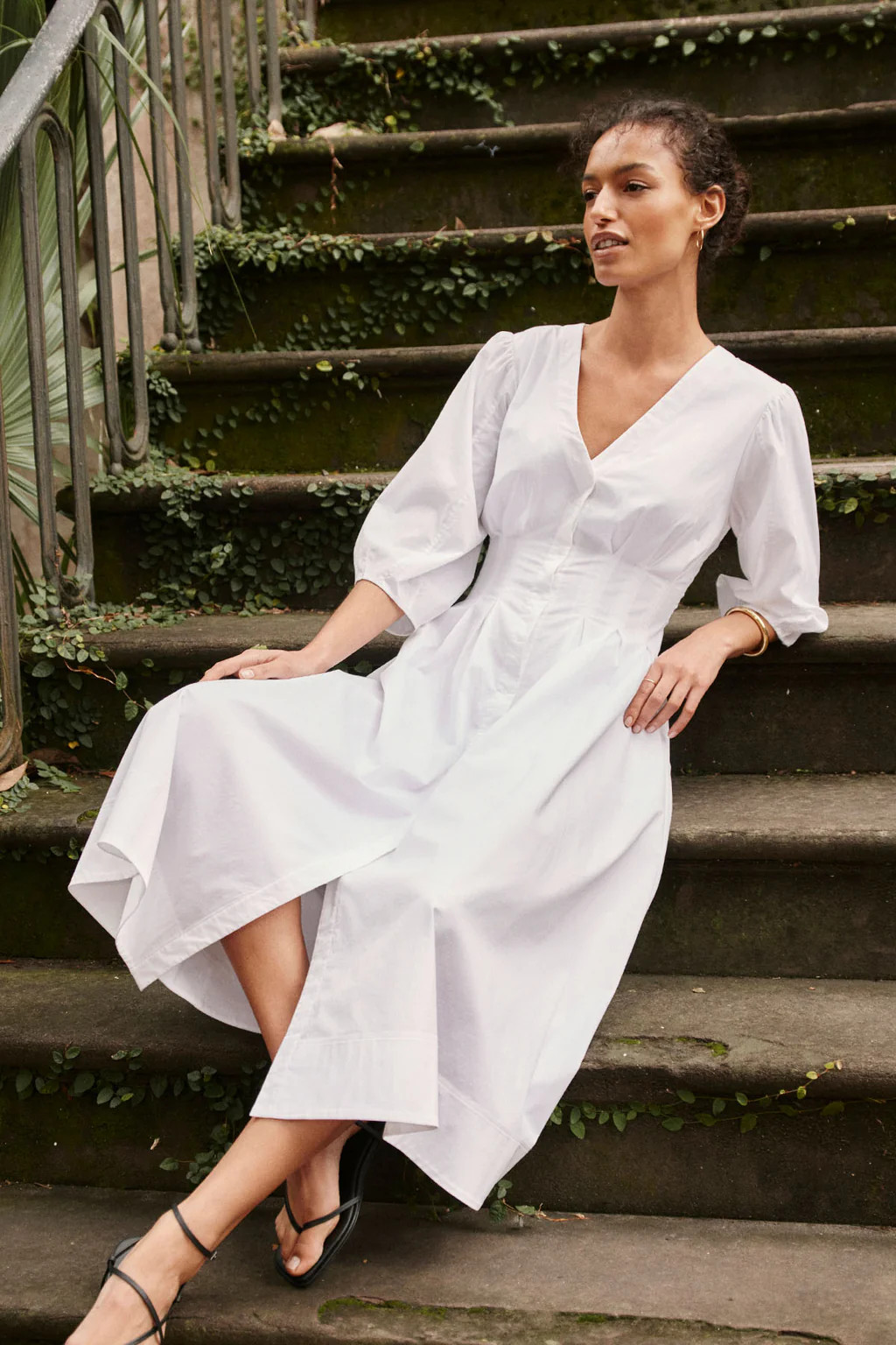 Sunday Dress in White | Lake Pajamas