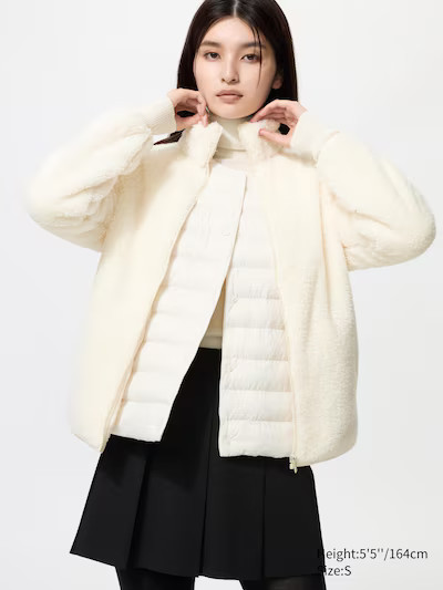 Fluffy Yarn Fleece Full-Zip Jacket | UNIQLO (UK)