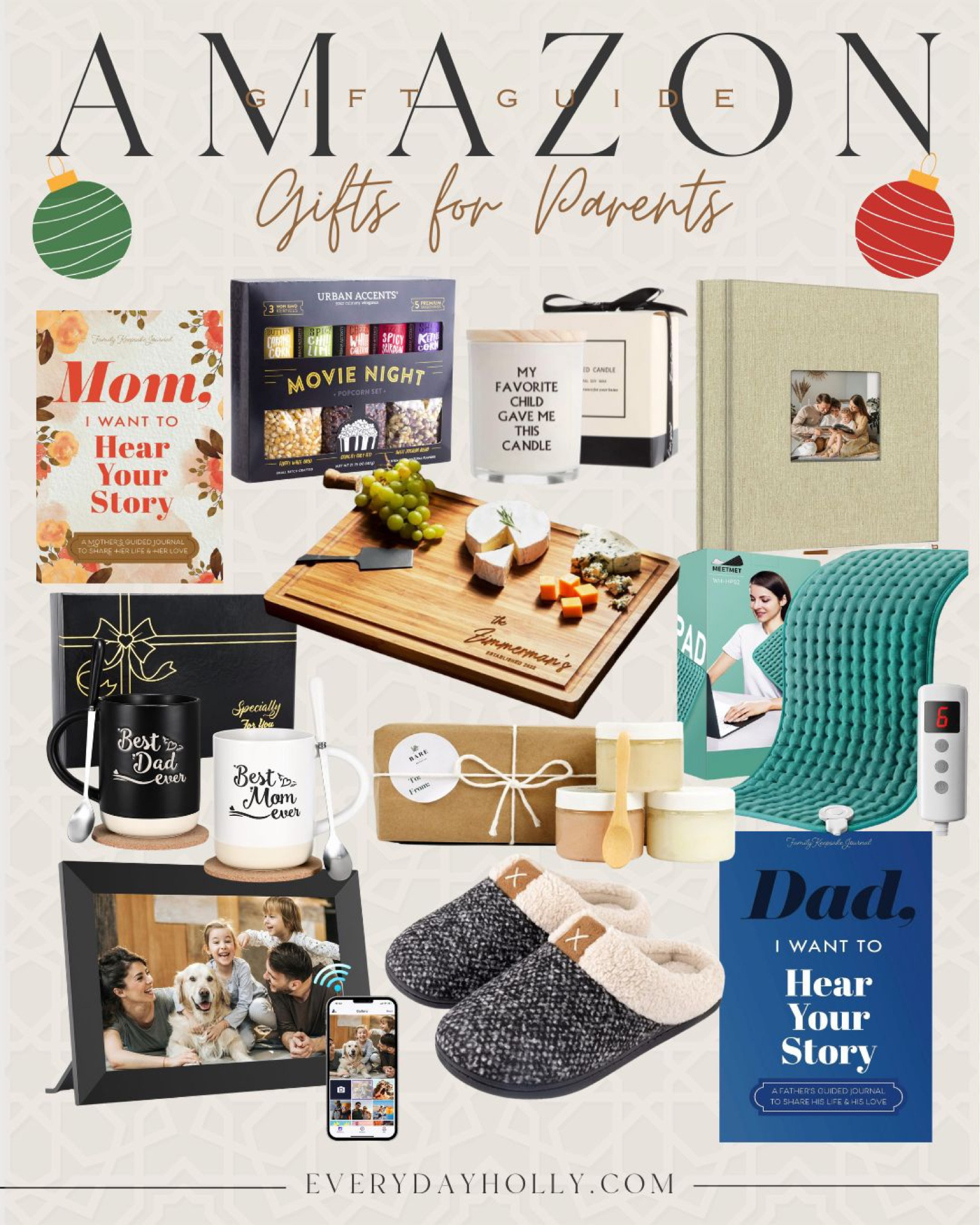 Gifts for Parents

Gift guide  gift ideas  Christmas gift  gifts for mom  gifts for dad  gifts for in-laws  personalized gift ideas  charcuterie board  digital photo frame  candle  EverydayHolly

#LTKfamily #LTKSeasonal
