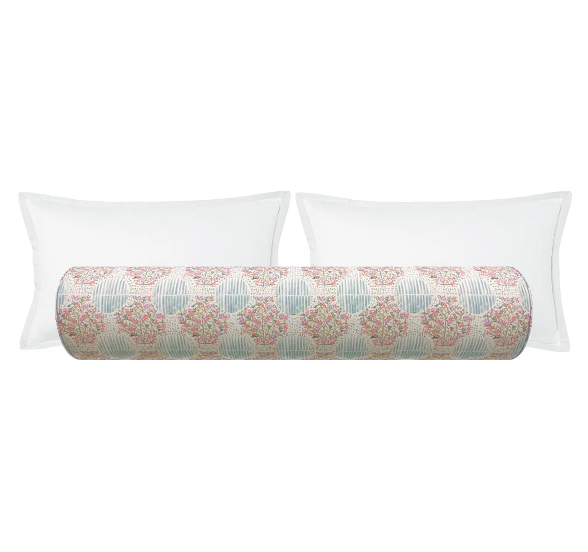 THE BOLSTER :: FLOWER GRID | TEIL TEXTILES | LITTLE DESIGN LLC