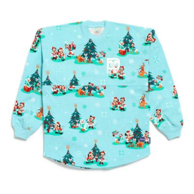 Walt Disney World Mickey and Friends All-Over Print Christmas Spirit Jersey For Adults | shopDisn... | shopDisney (UK)