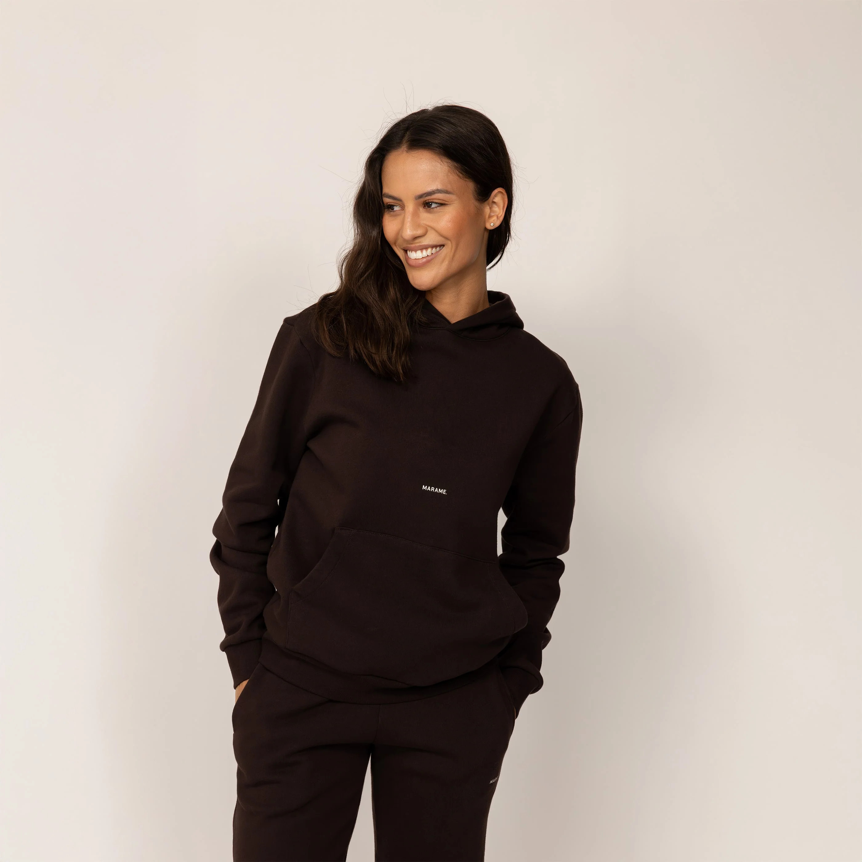 Unisex 100% Portuguese Cotton Fleece Logo Hoodie | Marame