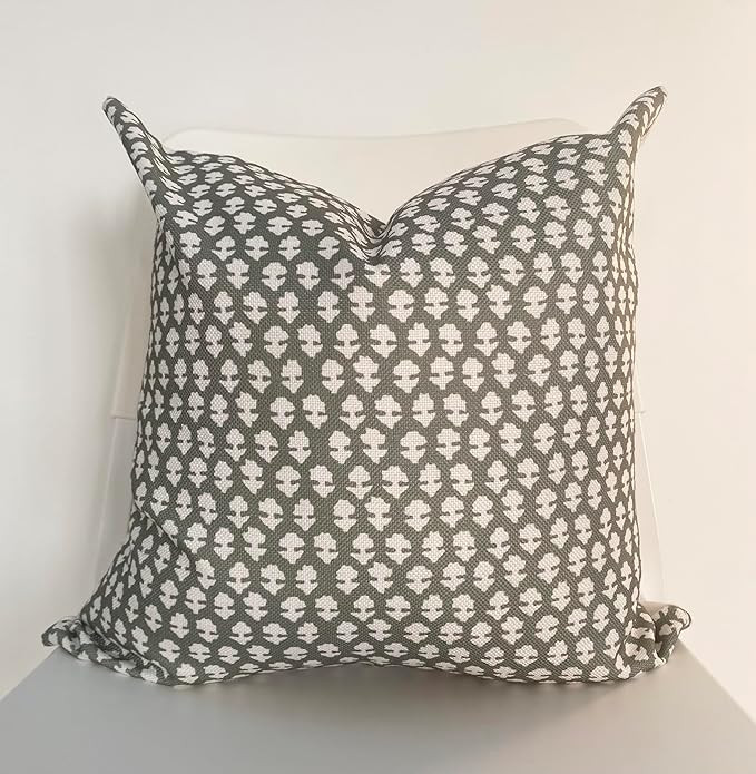 Decorative Floral Print Pillow Cover in Green for Home Decor/Design, Throw Pillow Case/Cover, Ind... | Amazon (US)