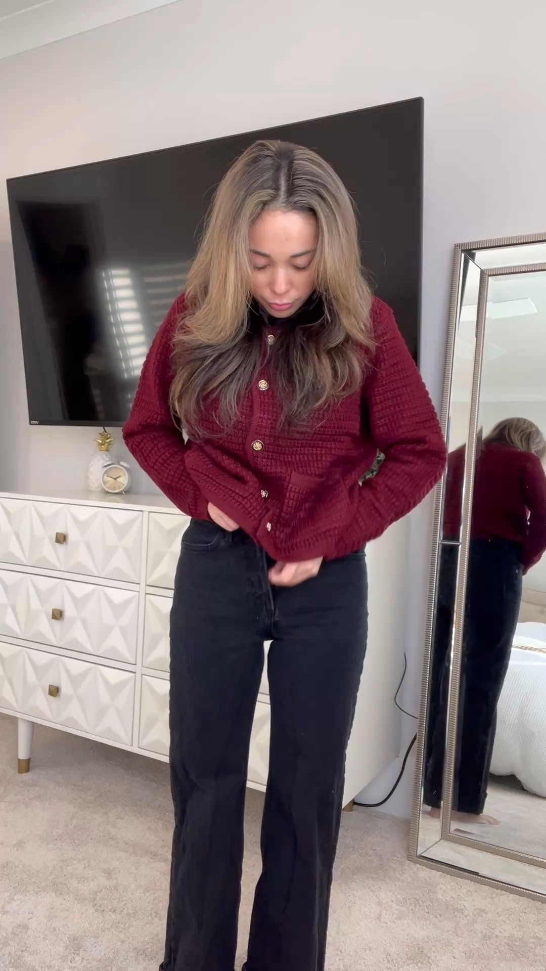 Winter date night outfit. Burgundy sweater. Amazon fashion. Amazon sweater 

#LTKGiftGuide #LTKSaleAlert #LTKHoliday