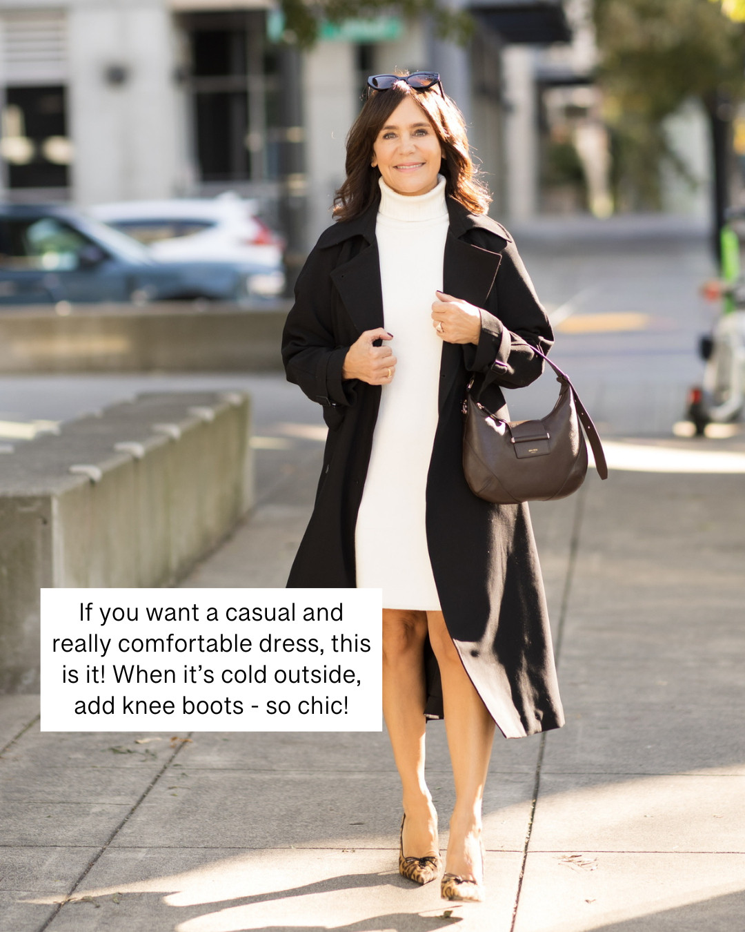 Thanksgiving outfit idea! This sweater dress is perfect for all your holiday occasions and beyond! 

 

#LTKHoliday #LTKOver40 #LTKStyleTip