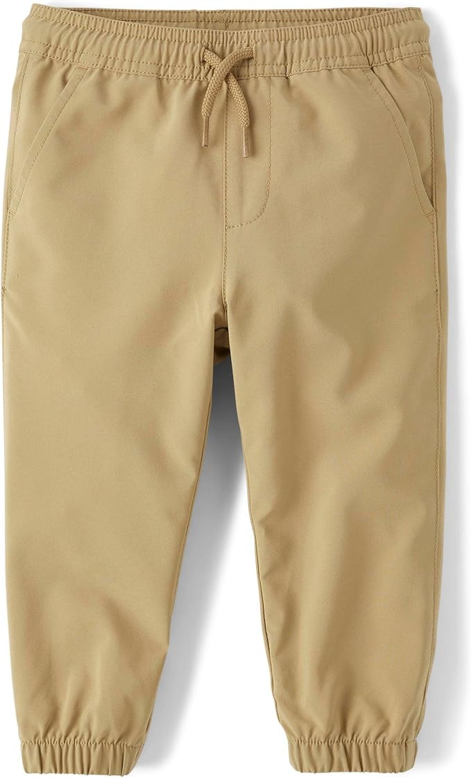 The Children's Place Baby Boys' and Toddler Quick Dry Pull on Jogger Pants | Amazon (US)