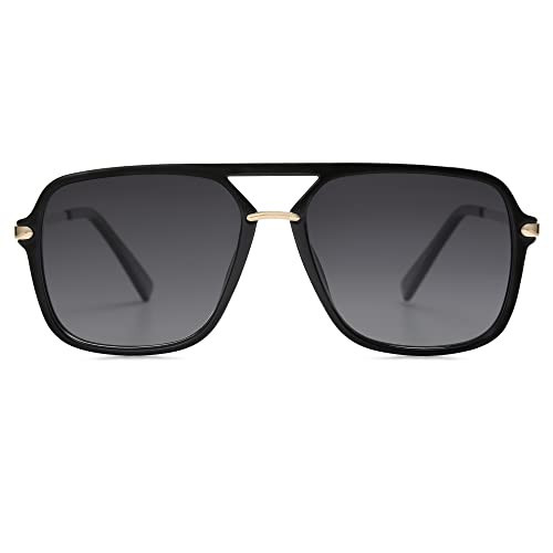 SOJOS Sunglasses for Women & Men, Square, Retro, Polarized Lens, Trendy Aviator, 90s Shades (SJ22... | Amazon (US)