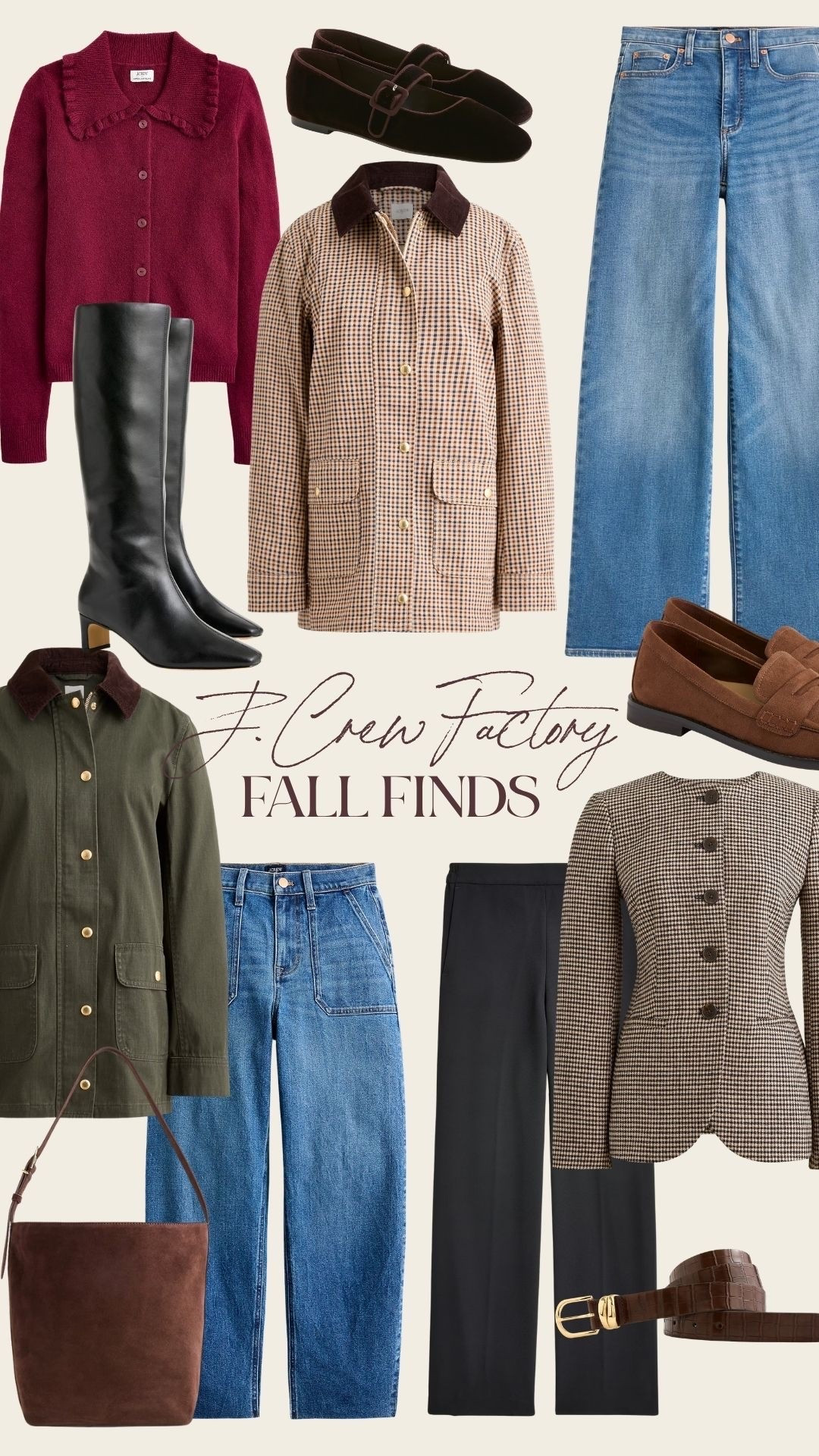 Fall finds I’m loving from J. Crew Factory 🤍