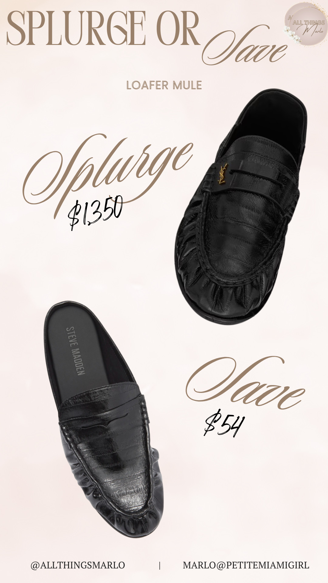 Splurge or save Loafer Mule 

 #LTKootd #LTKSeasonal #LTKOver40