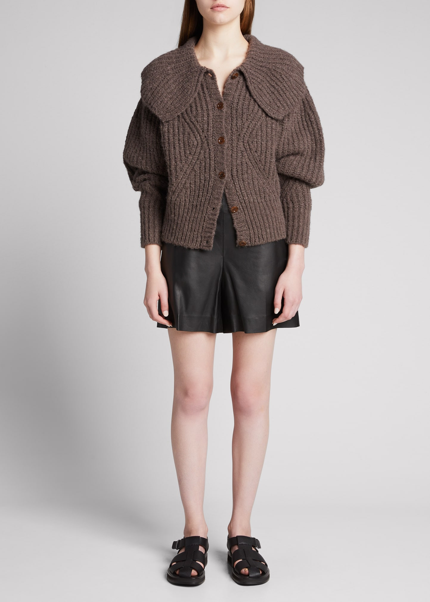 Jackie Collared Alpaca Sweater | Bergdorf Goodman