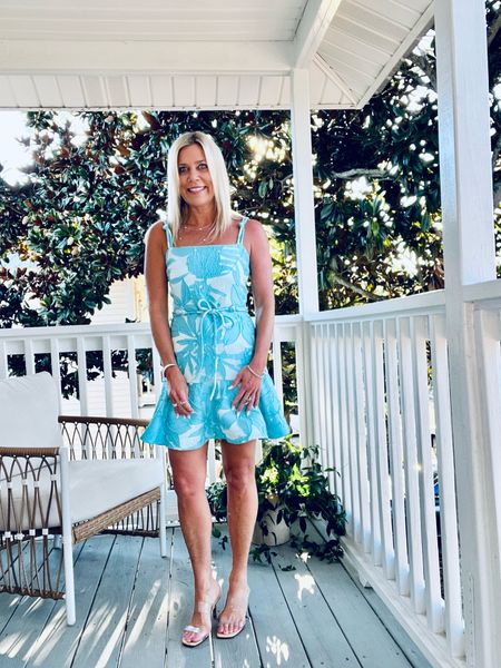 Fun flirty summer dress perfect to dress up gif cocktails or a summer party. Sore this out gif dinner & drinks in Boca Raton.

#LTKSeasonal #LTKFind