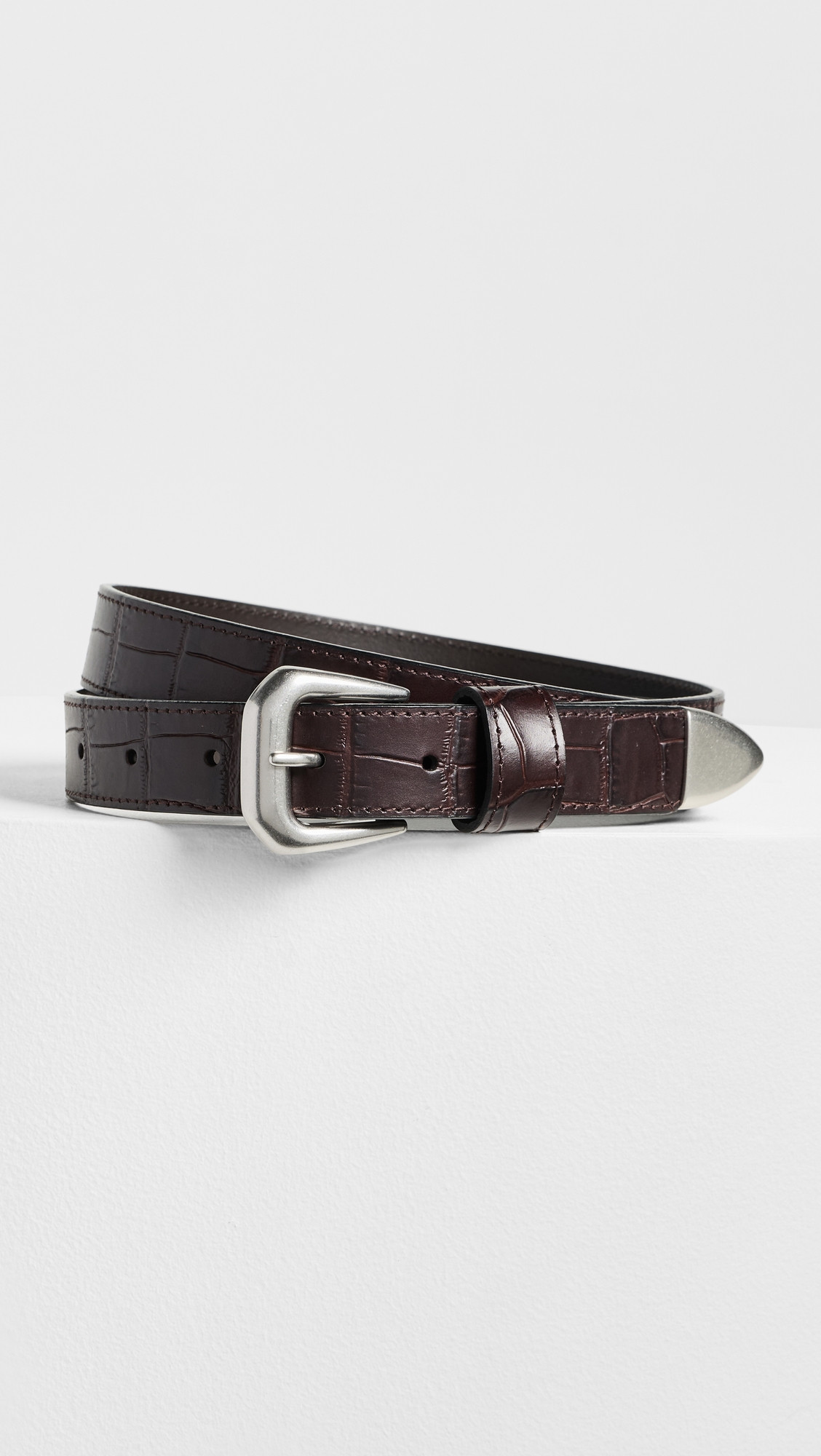 Madewell Vintage Western Belt Aged Tobacco L | Shopbop