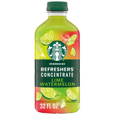 Starbucks Refreshers Lime Watermelon Concentrate - 32 fl oz | Target