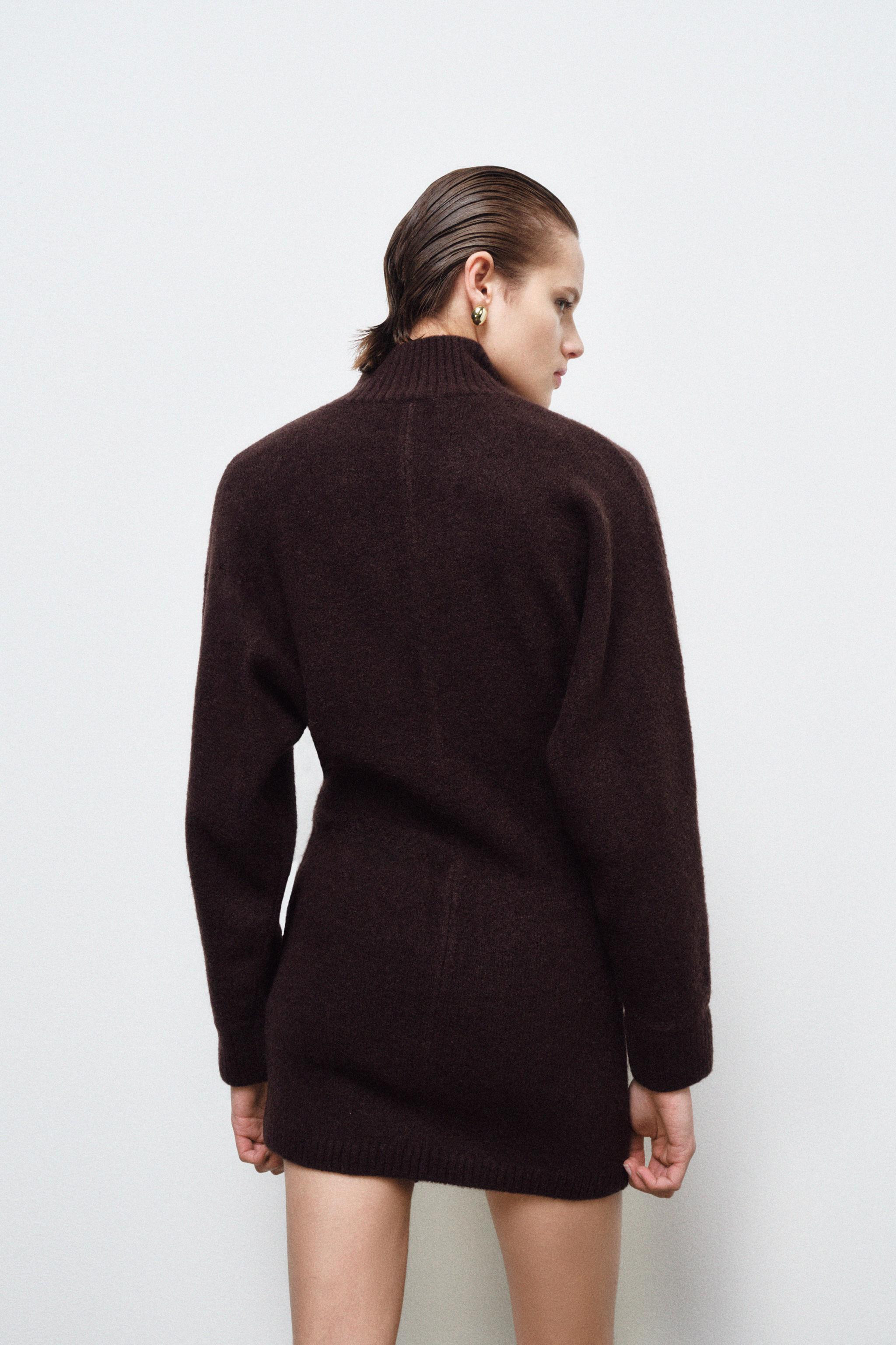 SOFT KNIT SHORT DRESS | Zara US