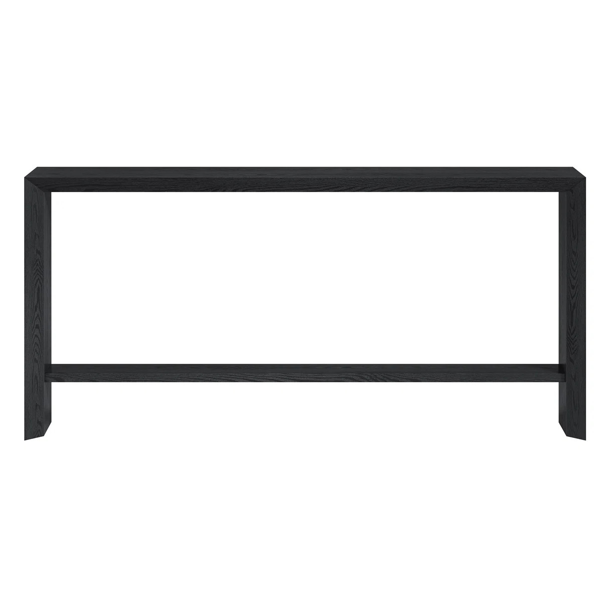 Osman Rectangular Console Table in Antiqued Gray Oak | Wayfair North America