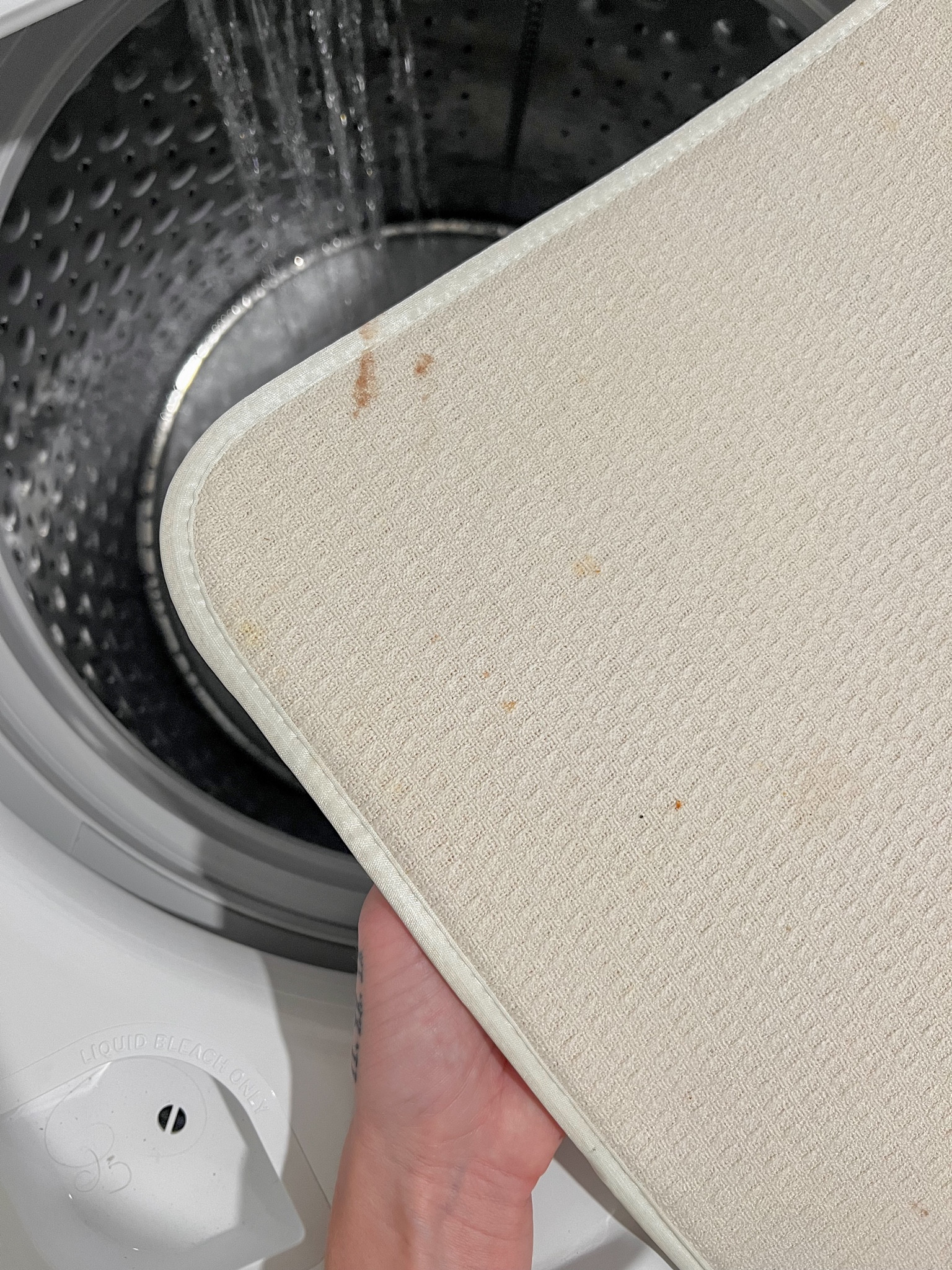 I absolutely love having a padded drying mat right next to our kitchen sink. I can hand wash everything so easily, and my favorite part? It’s washable! I wash it on quick cycle, cold water, and dry low! Easy peasy! #kitchen #dryingmat #dryingpad #dishes #essential 

#LTKHome #LTKGiftGuide #LTKFamily