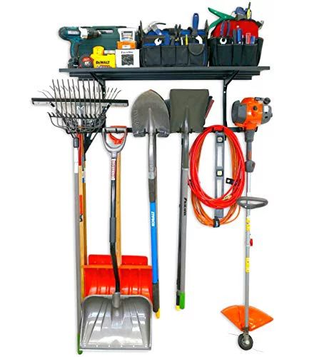 StoreYourBoard Tool Rack and Storage Shelf, Home and Garage Organizer, Adjustable Wall Hanger Sys... | Walmart (US)