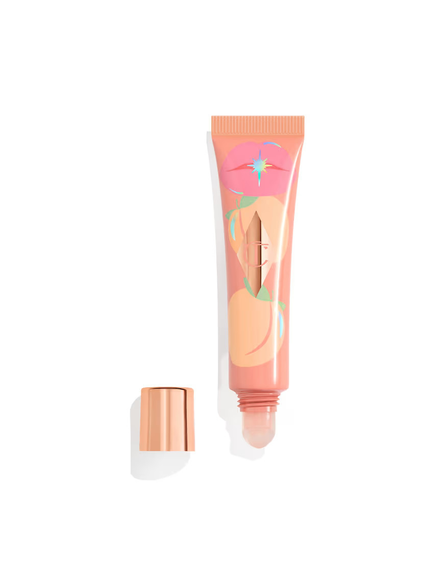 Charlotte Tilbury Unreal Lips Healthy Glow Nectar Oil - Juicylicious Pure Peach-Orange | ASOS (Global)