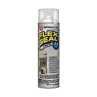 Flex Seal, 14 oz, Clear, Stop Leaks Instantly, Transparent Waterproof Rubber Spray On Sealant Coa... | Amazon (US)