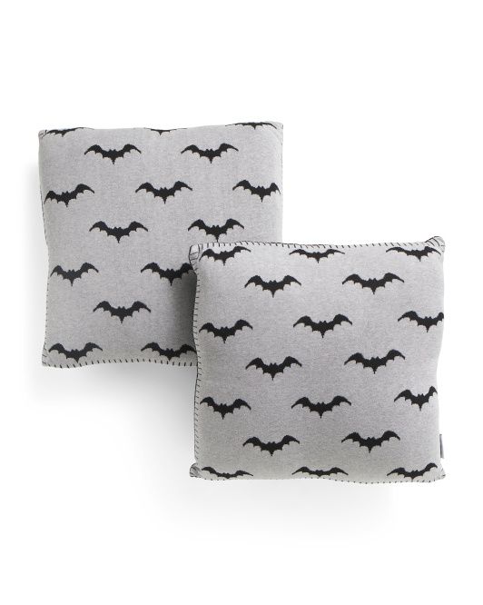 2pk 20x20 Bat Pillow Set | TJ Maxx